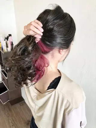 セミロング カラー Hair make VERDA所属・宮下 耕平のヘアスタイル