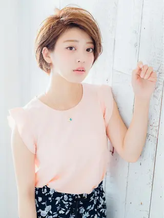 ショート motion所属・FUKUNAGA YUのヘアスタイル
