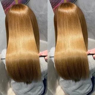 セミロング カラー 髪質改善💛 SAKIのヘアスタイル