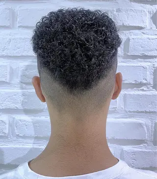 ショート パーマ メンズ 【予防美容特化】 kasumi🌷🌷のヘアスタイル