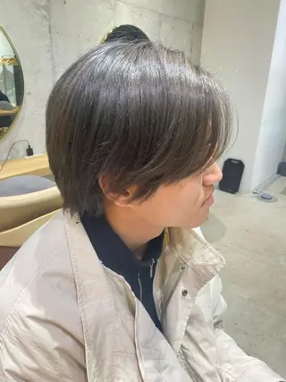 カラー メンズ fumi🪞血色感 アップ艶カラーのヘアスタイル