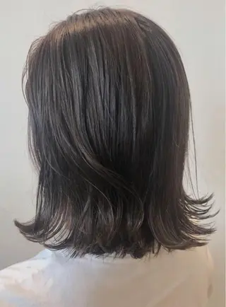 ミディアム カラー ニシダヒカリ🌙 髪質改善×似合わせのヘアスタイル