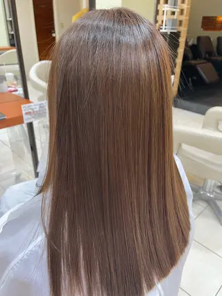 ロング カラー カネヒラ リョウスケのヘアスタイル
