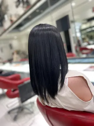 セミロング パーマ トップスタイリスト 桂　嵩太のヘアスタイル