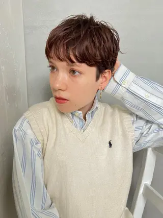 ショート カラー a moment(モーメント)所属・蔵前 デザインカット KOBAYASHIのその他イメージ