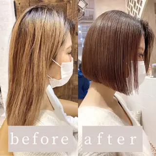 ショート カラー ツヤ髪になりたい方へ 🩷柴田知亜希のヘアスタイル