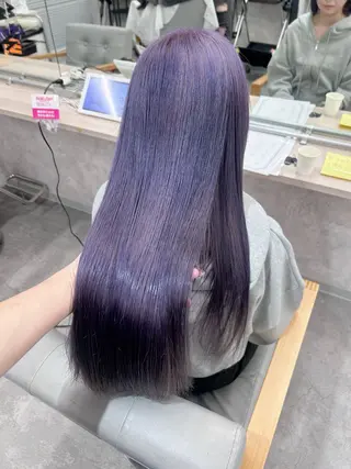 ロング カラー ヘアアレンジ 💕ブリーチ/ヘアメ 🎀YUUKAのヘアスタイル