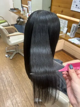 ロング 神谷 千明のヘアスタイル