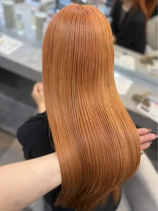 ロング カラー Maho ブリーチモデル募集中のヘアスタイル