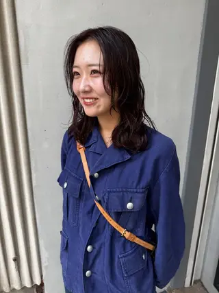 セミロング fubuki🪷 似合わせカットカラーのヘアスタイル