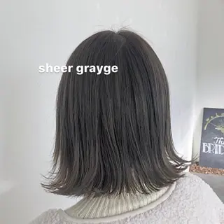 ミディアム カラー GPIP 近藤沙樹のヘアスタイル