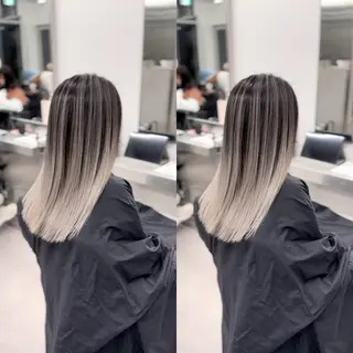 カラー シールエクステ/ ダブルカラー/茉央のヘアスタイル