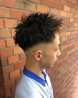 ショート パーマ メンズ ⭐️TOSHIKI メンズパーマオタク⭐のヘアスタイル