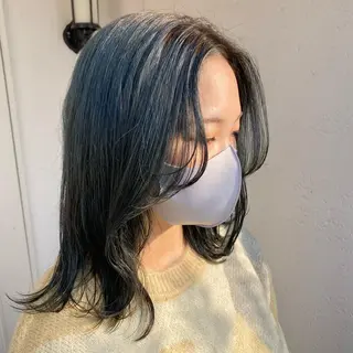 ミディアム 恒松 大毅のヘアスタイル