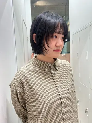 ミディアム カコ/レイヤーカット ヘアアレンジのヘアスタイル