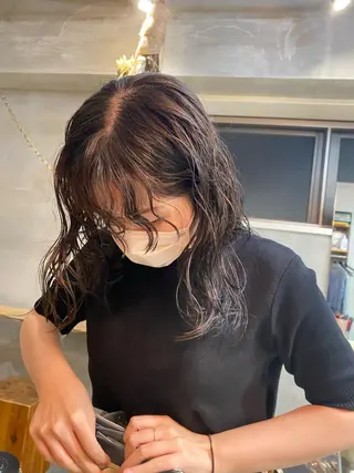 ミディアム too good所属・gouru 難波美容師のヘアスタイル