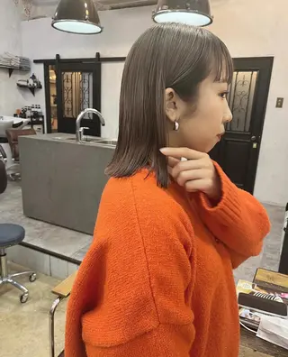 ミディアム BE HERE NOW N°04野々市三納店所属・イタヤ マイカのヘアスタイル
