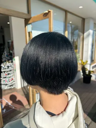 ショート カラー きらく あやののヘアスタイル
