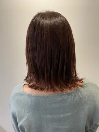 ミディアム カラー 斉藤 瑞恵のヘアスタイル