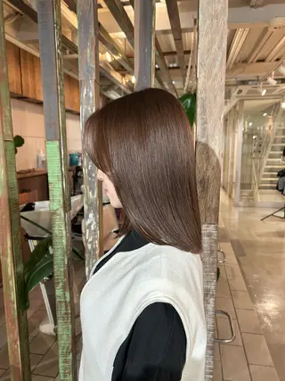ミディアム faith hair apros.所属・白上 愛佳のヘアスタイル