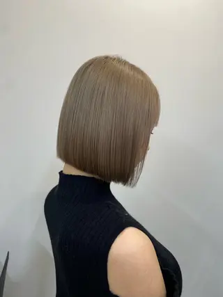 ショート カラー ハイライト、レイヤー カット/西梅田/中西のヘアスタイル