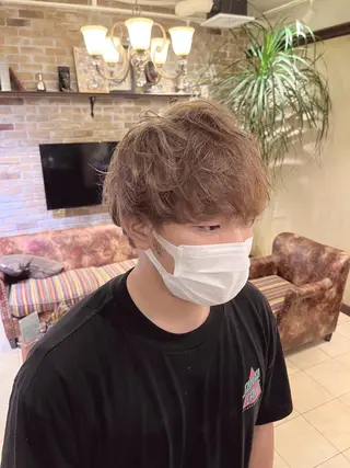 メンズ 🧡ミルクティー/ レイヤー🧡ショウナのヘアスタイル