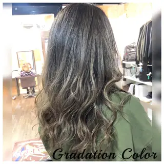 ロング カラー yuuka🌻 ハイライト/艶カラーのヘアスタイル