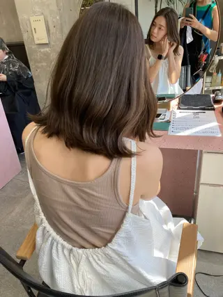 ミディアム カラー 小木曽智美 /ボブ/ショートのヘアスタイル