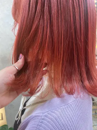 ミディアム カラー wakana 【ブリーチカラー】のヘアスタイル