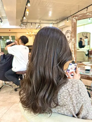 ロング カラー スパイキー/ ピンパーマ/緑川雄也のヘアスタイル