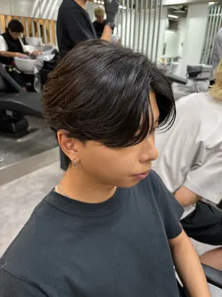 パーマ メンズ パーマ/カラー ブリーチ/廣田歩のヘアスタイル