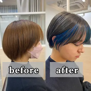 ショート カラー IVORY.所属・🟩くすみブラウン/ ショート/ボブ/大司のヘアスタイル