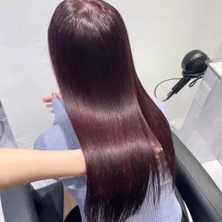 ロング カラー 韓国っぽ♡寒色/暗髪 🫧MOEKA🦋のヘアスタイル