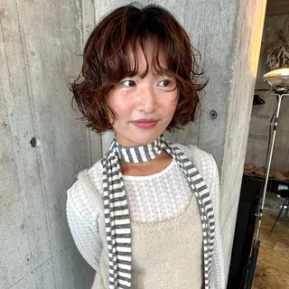 ショート パーマ 🍈yurina パーマ🍈のヘアスタイル