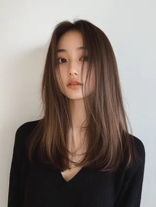 ロング 𝒌𝒂𝒓𝒊𝒏 大阪梅田🐈‍⬛🩵のヘアスタイル