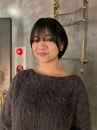 ショート カラー パーマ ヘアアレンジ レイヤー/似合わせ MADOKAのヘアスタイル