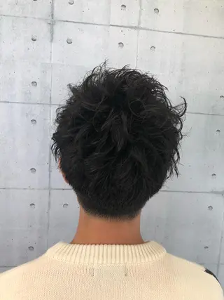ショート パーマ メンズ 北脇 健治のヘアスタイル