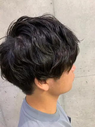 ショート パーマ メンズ ラニティック所属・田辺 東陽のヘアスタイル