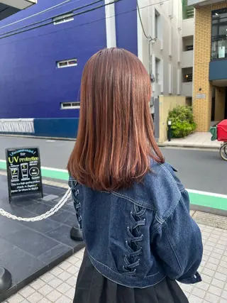 セミロング カラー 似合わせヘア🫶🏻 つきいてるみのヘアスタイル