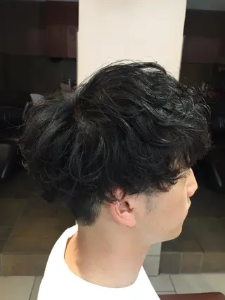 パーマ ヘアアレンジ メンズ メンズパーマの巨匠 鈴木純のヘアスタイル