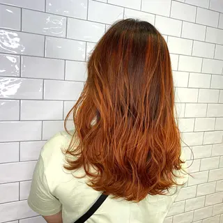 セミロング カラー 原山 直人のヘアスタイル