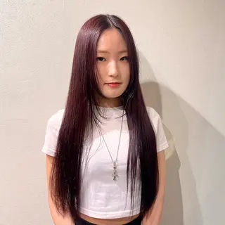 ロング カラー 𝙎𝙚𝙞𝙧𝙖 ☆カット/パーマのヘアスタイル