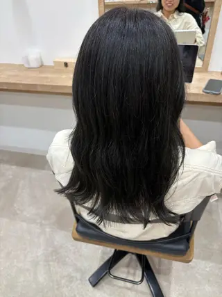 セミロング entality所属・暖色ボブ 🍊rikakoのヘアスタイル
