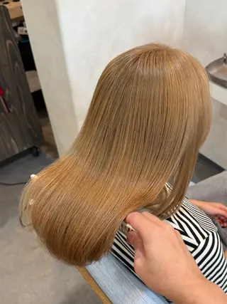 セミロング カラー 髪のお悩みお任せ ください坂 要司のヘアスタイル