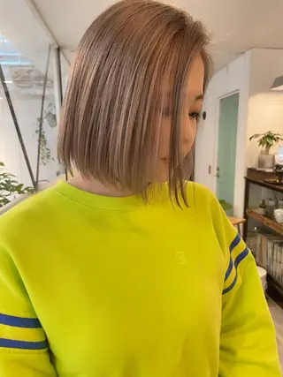ショート カラー 暖色カラー🧡 ボブ🧚‍♀️マナのヘアスタイル