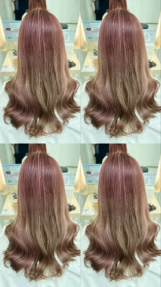 セミロング カラー 髪質改善/艶カラー/ メンズパーマ/鈴木のヘアスタイル