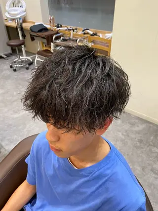 パーマ メンズ メンズ特化LIBER 石川玲央のヘアスタイル
