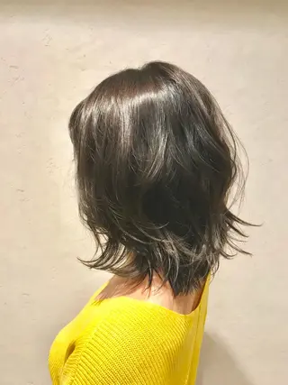 ミディアム 【大人艶カラー🌿】 中畑リョウのヘアスタイル