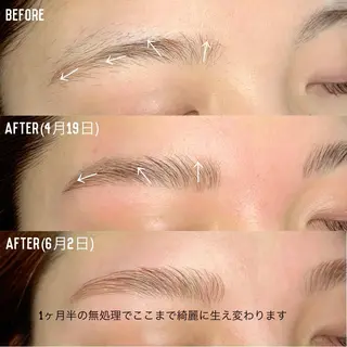 アイブロウ Little Riverのマツエク・マツパデザイン