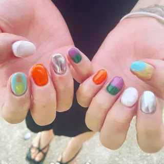 ネイル 加瀬 アンジェリーのネイルデザイン